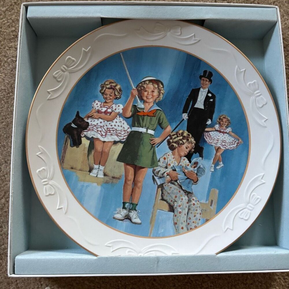 The Shirley Temple Collection Stand Up And Cheer Collector’s Plate 1983